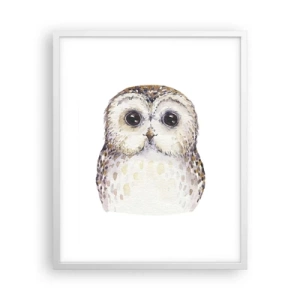 Affisch i vit ram - Titta i mina ögon - 40x50 cm