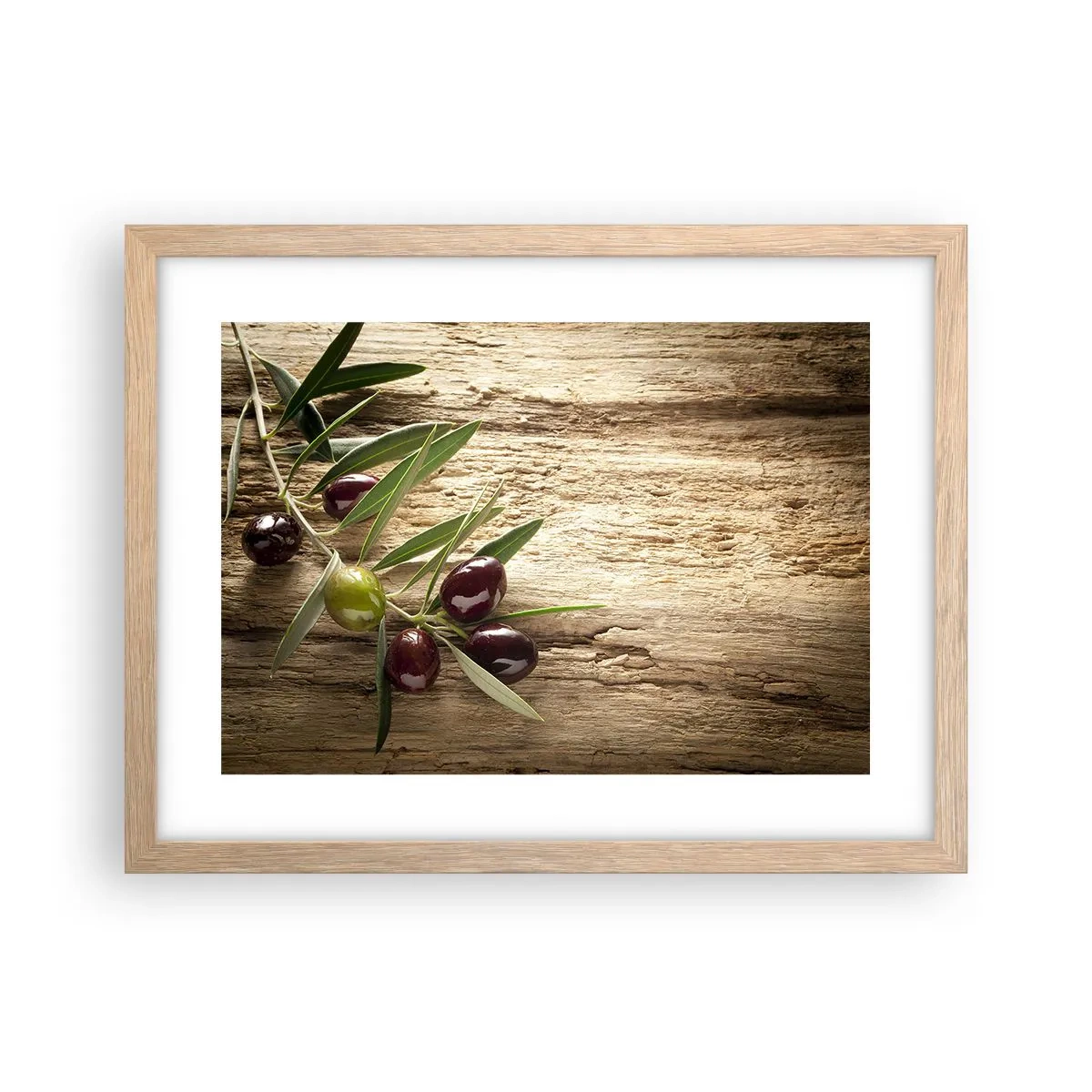 Affisch i ram av ljusek - Direkt från naturen - 40x30 cm
