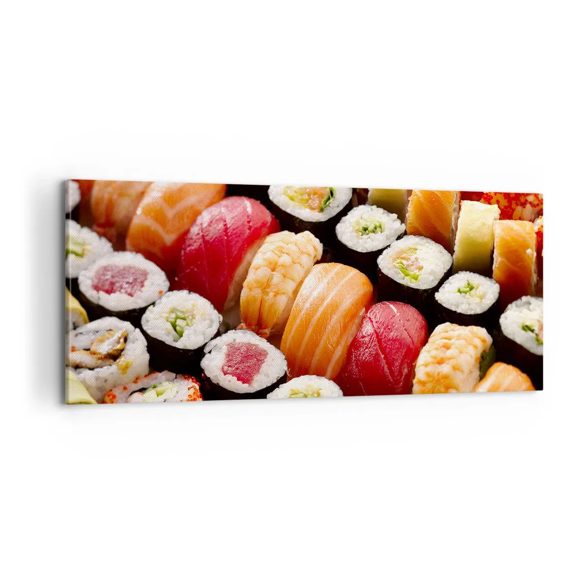 Canvastavla - Bild på duk - Asiens färger och smaker - 100x40 cm