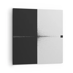 Canvastavla - Bild på duk - Rakt mot målet - 50x50 cm