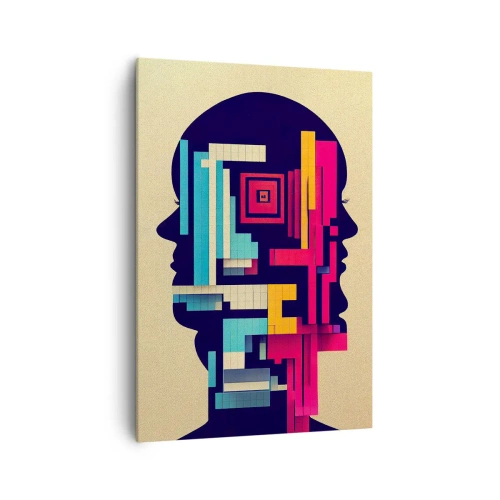 Canvastavla - Bild på duk - Nya band - 70x100 cm