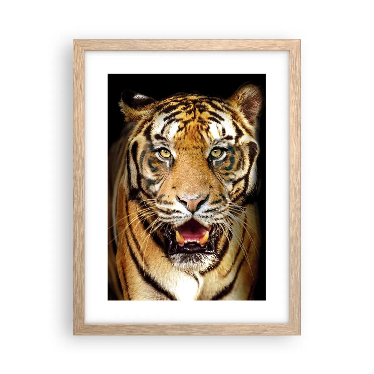 Affisch i ram av ljusek - Vilt hjärta - 30x40 cm