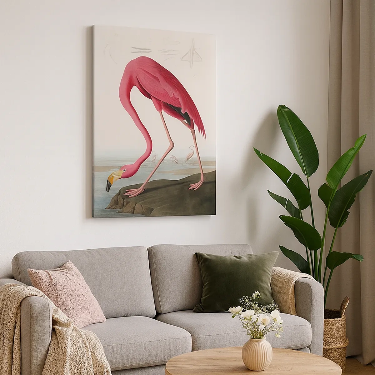 Canvastavla - Bild på duk - Underlig varelse - 50x70 cm