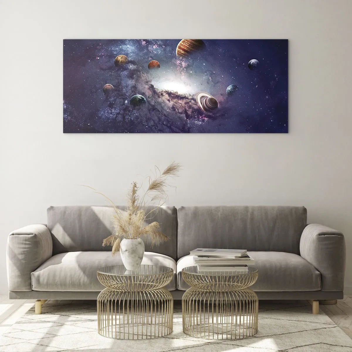 Glastavla - Bild på glas - Sol- och danssystem - 120x50 cm