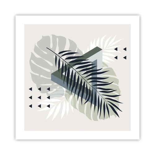 Affisch - Natur och geometri – två ordningar? - 50x50 cm