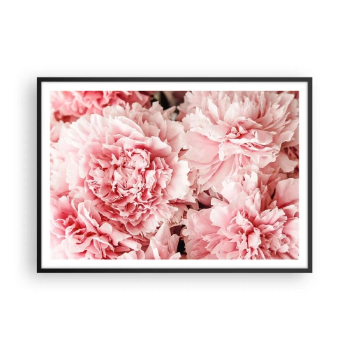 Affisch i svart ram - Rosa dröm - 100x70 cm