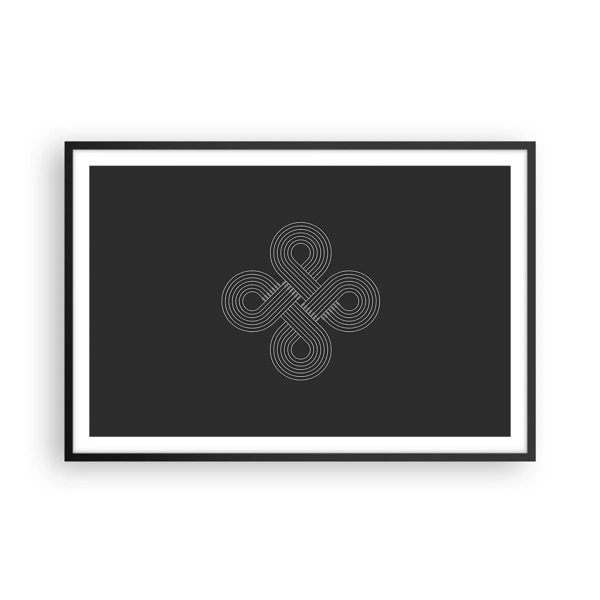 Affisch i svart ram - I keltisk anda - 91x61 cm