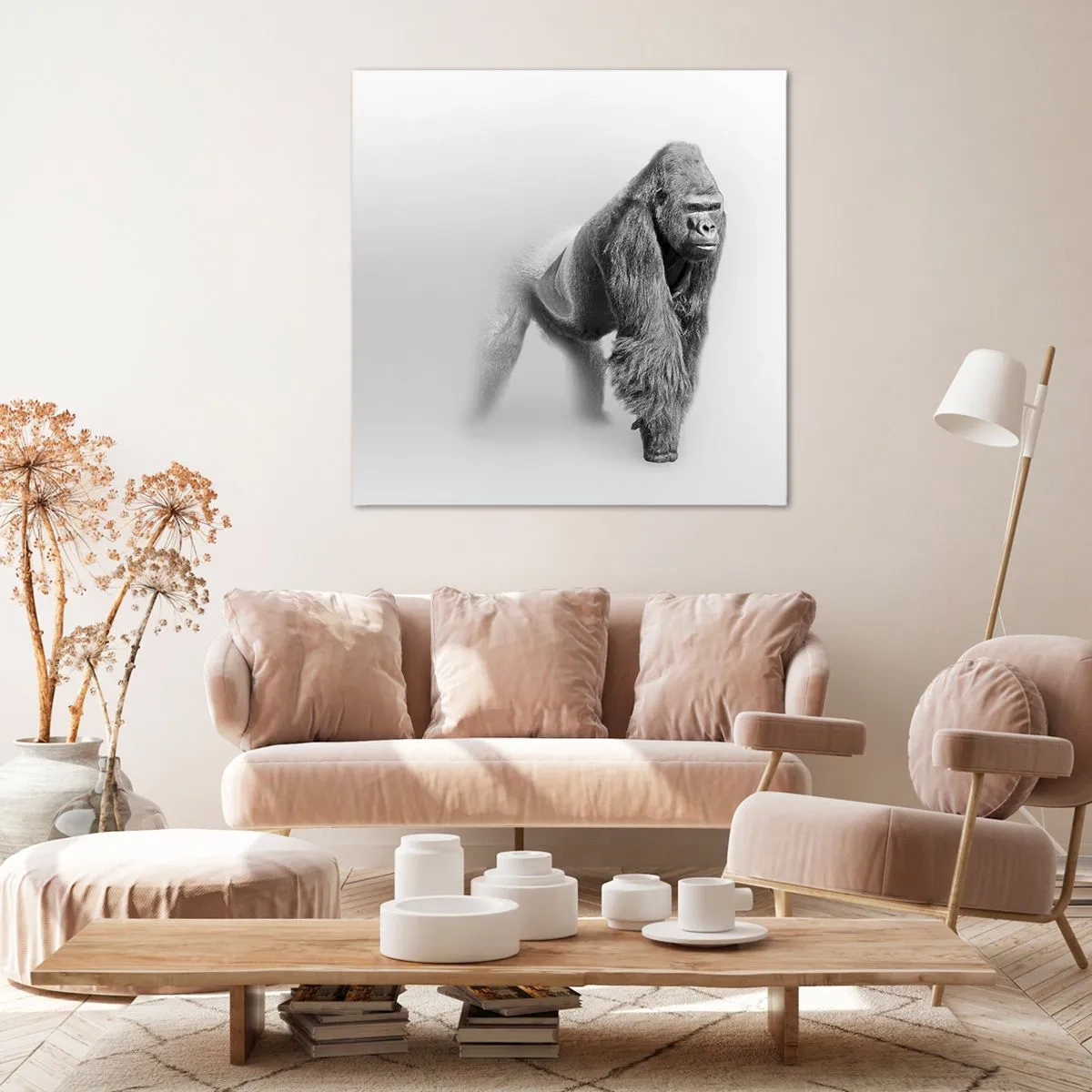 Canvastavla - Bild på duk - Övertygad om sin styrka - 70x70 cm