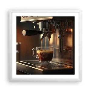 Affisch i vit ram - En sensuell blandning - 50x50 cm