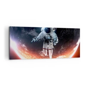 Canvastavla - Bild på duk - Får jag stanna en stund till? - 100x40 cm