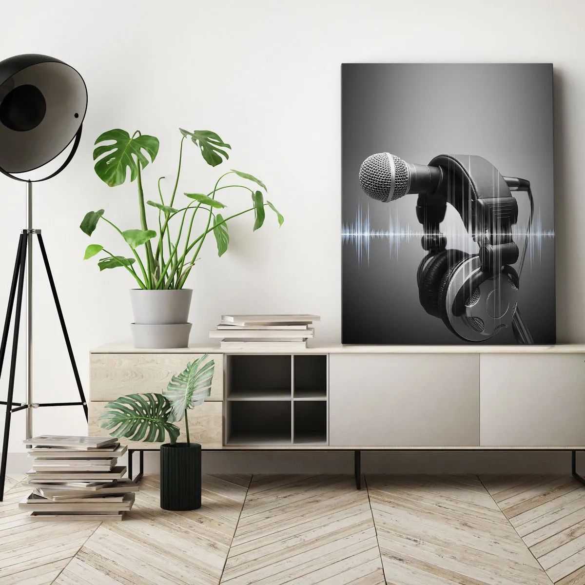 Canvastavla - Bild på duk - Sången hörs fortfarande - 50x70 cm
