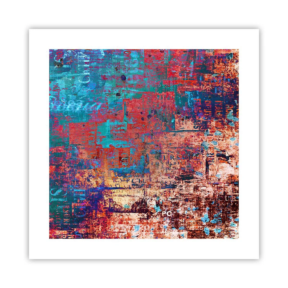 Affisch - Minne och icke-minne - 40x40 cm