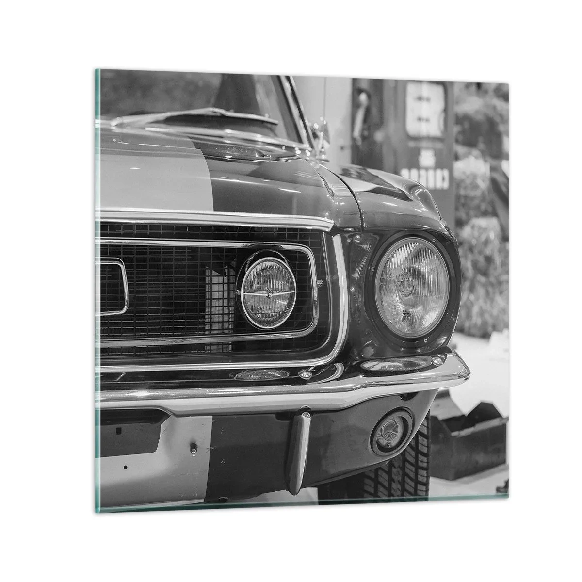 Glastavla - Bild på glas - Kör hårt - 70x70 cm