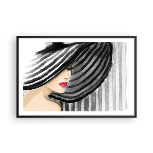 Affisch i svart ram - Var hittar jag dig? - 91x61 cm