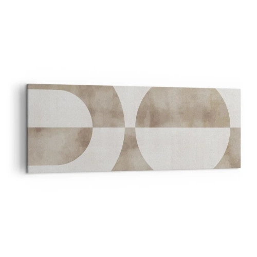 Canvastavla - Bild på duk - Likheter och skillnader - 140x50 cm