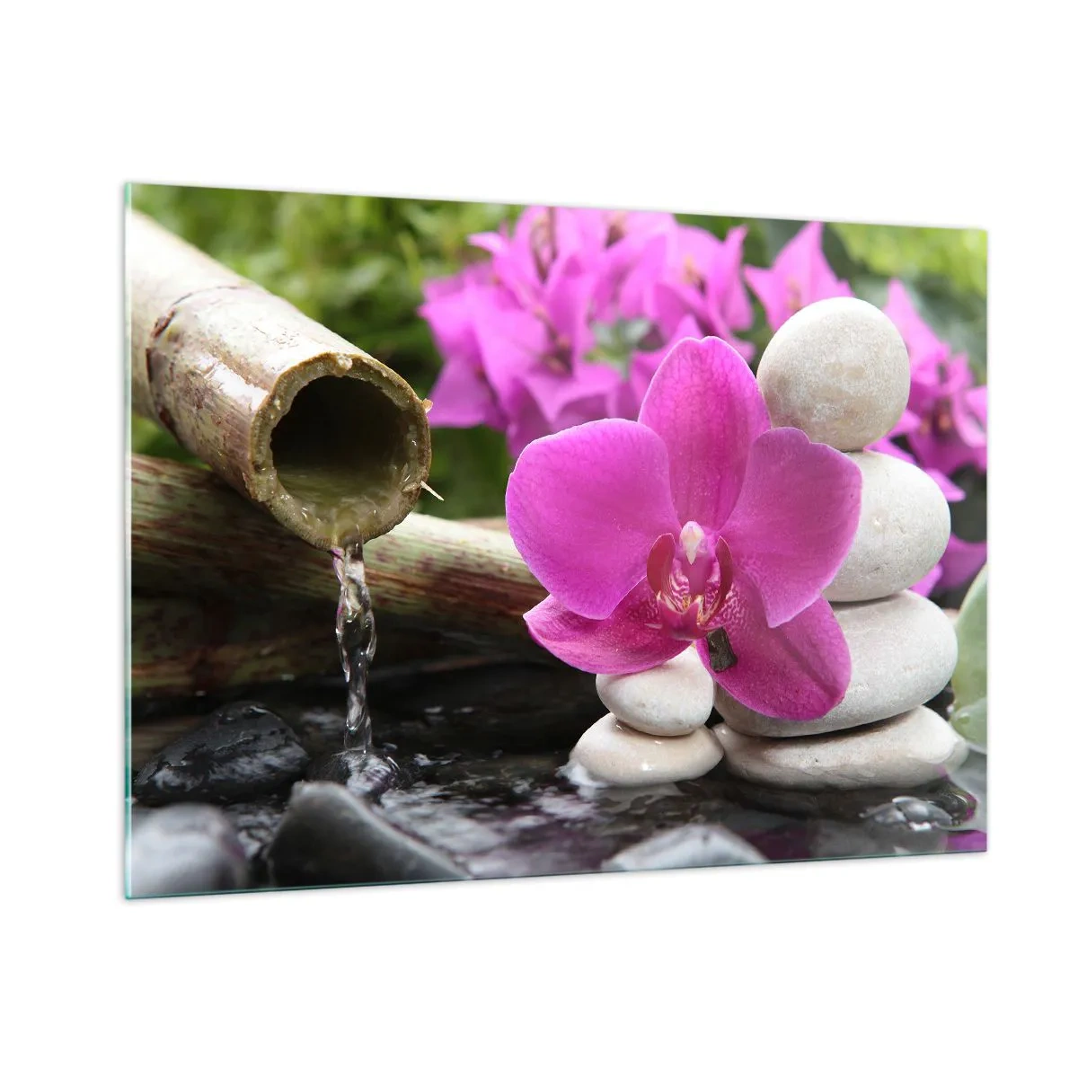 Glastavla - Bild på glas - Så kopplar du av - 100x70 cm