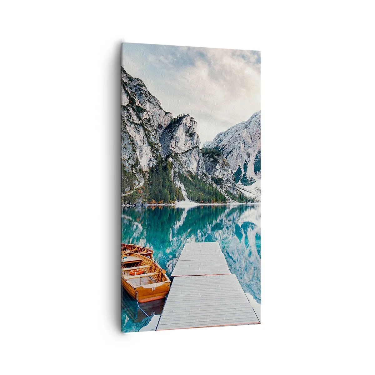 Canvastavla - Bild på duk - Vi visar dig skönhet - 65x120 cm