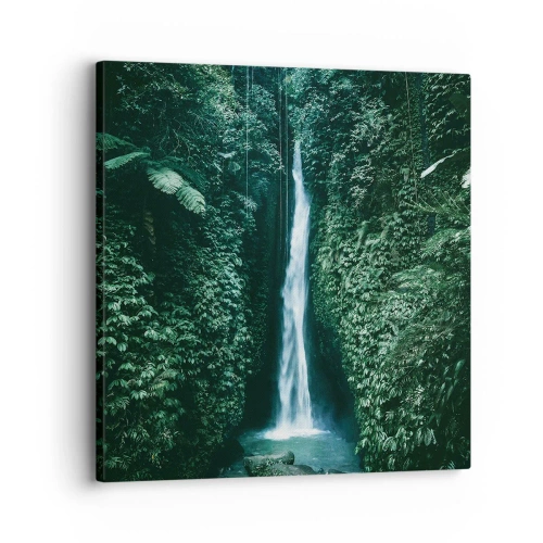 Canvastavla - Bild på duk - Tropisk spa - 30x30 cm