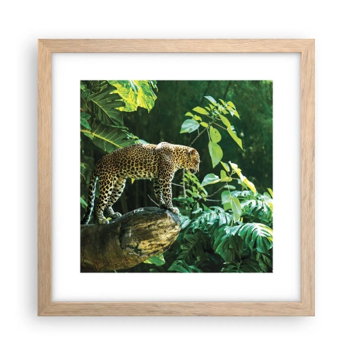 Affisch i ram av ljusek - På jakt? - 30x30 cm