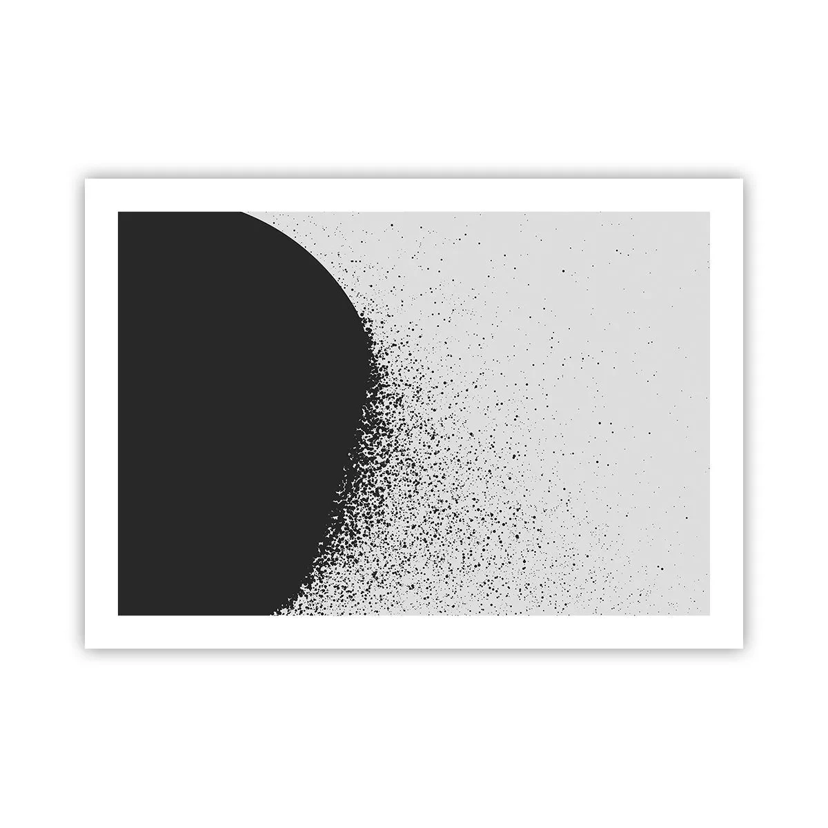 Affisch - Partiklarnas rörelse - 70x50 cm