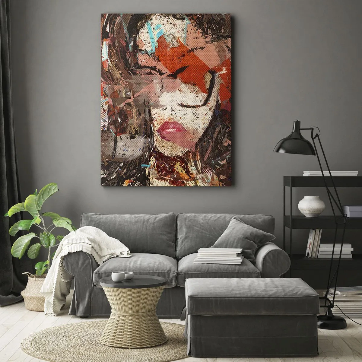 Canvastavla - Bild på duk - Ingen vet på riktigt hurdan du är - 50x70 cm