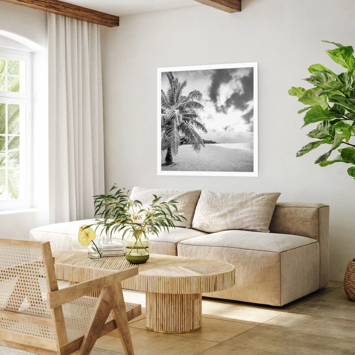 Affisch - När du längtar efter ensamheten... - 60x60 cm