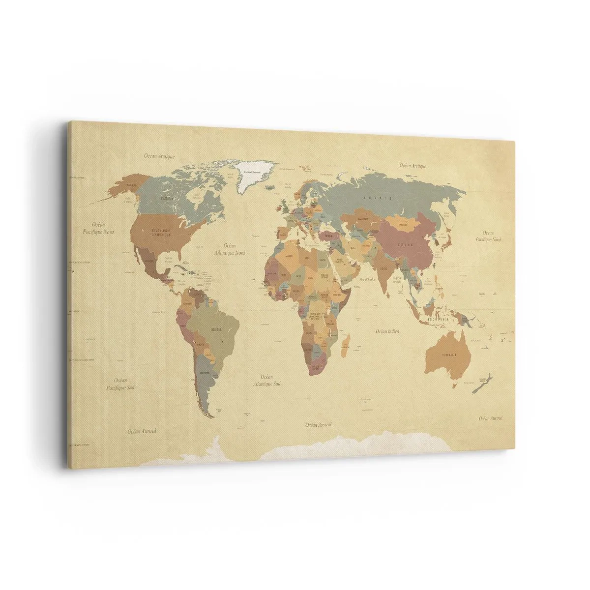 Canvastavla - Bild på duk - För dig - hela världen - 120x80 cm