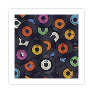 Affisch - Klassikens färger - 50x50 cm