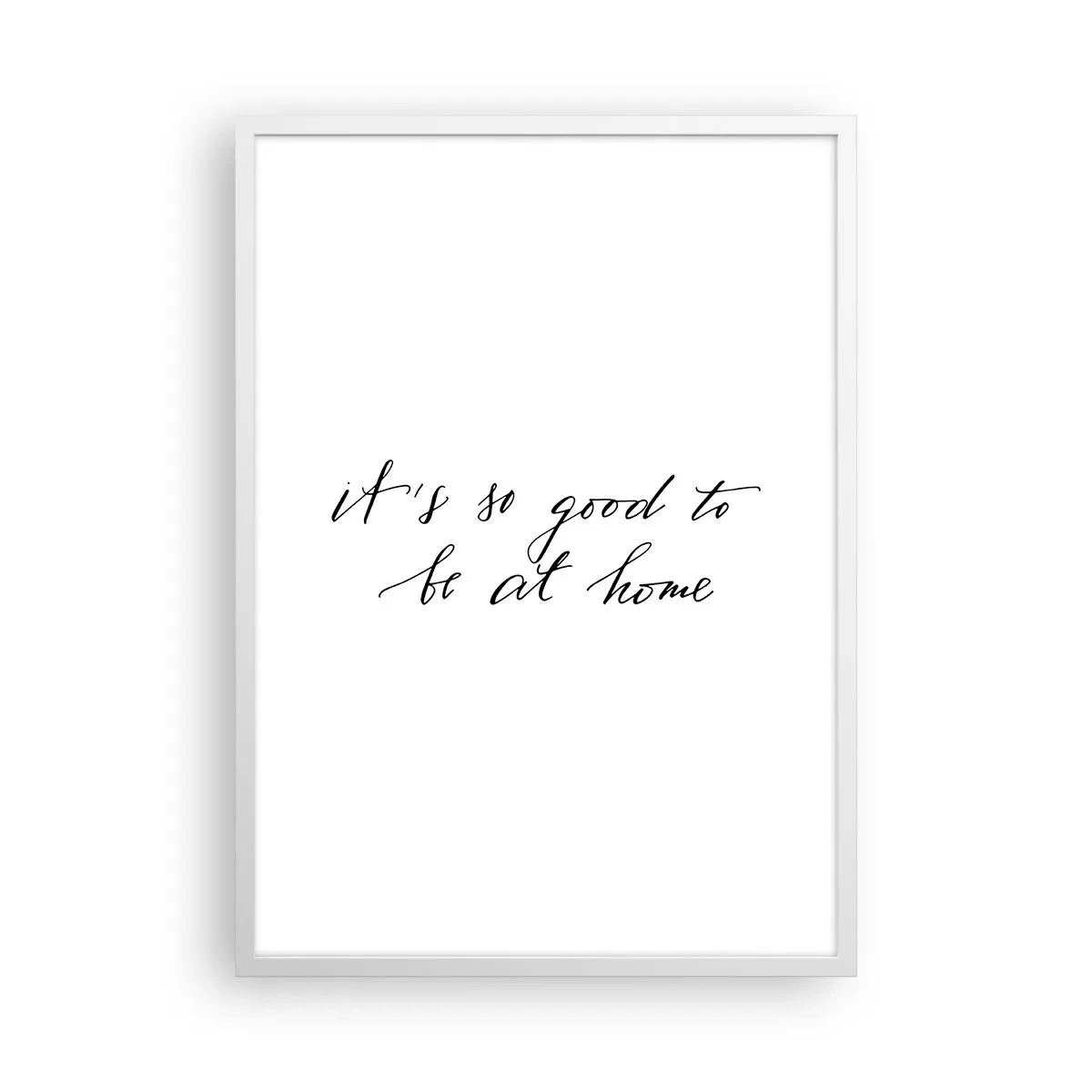 Affisch i vit ram - Hela sanningen - 50x70 cm