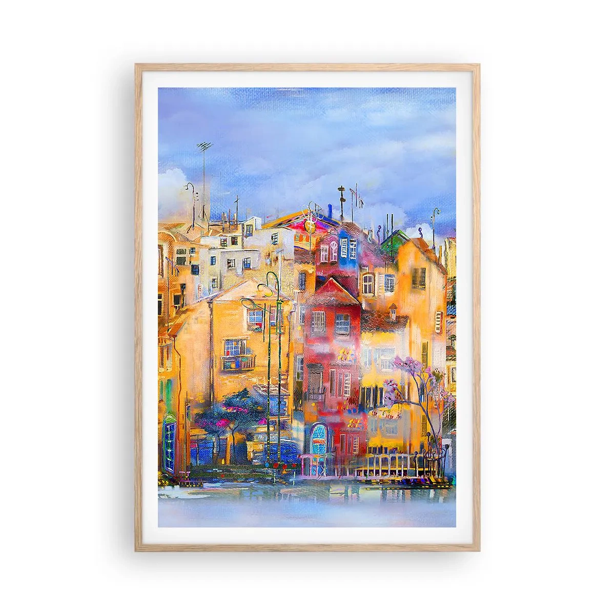 Affisch i ram av ljusek - Vi är tillsammans - 70x100 cm