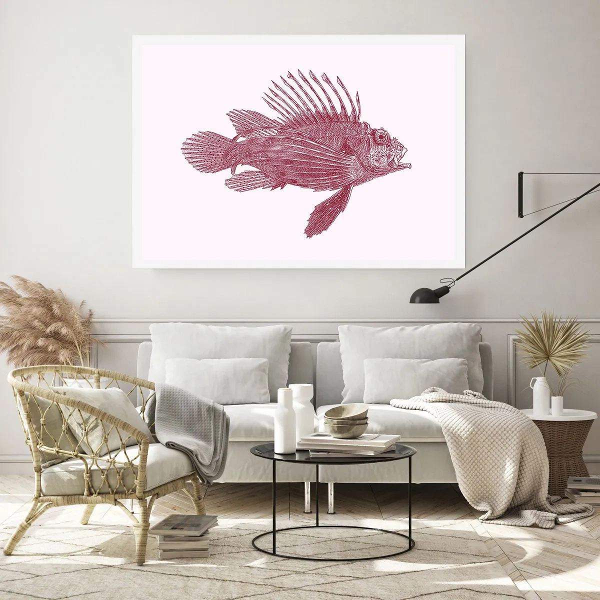Affisch - En invånare i exotiska vatten - 70x50 cm