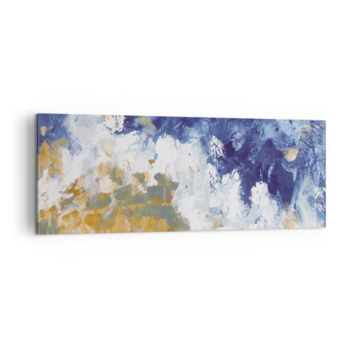 Canvastavla - Bild på duk - Elementens dans - 140x50 cm