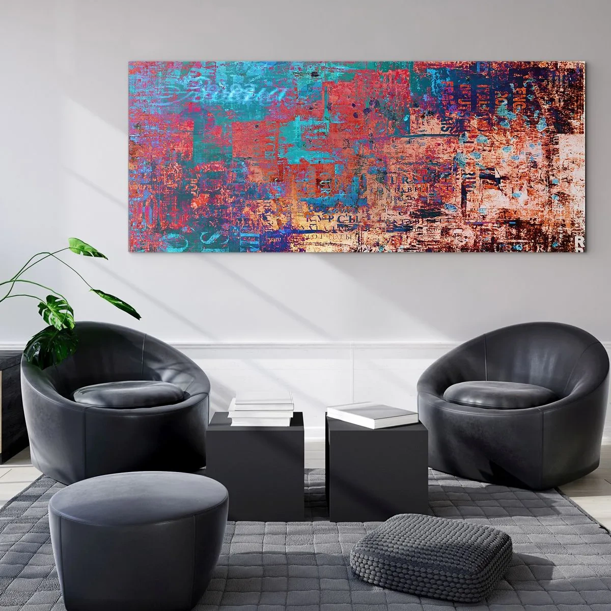 Glastavla - Bild på glas - Minne och icke-minne - 100x40 cm