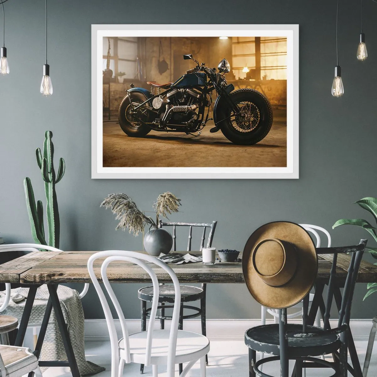 Affisch i vit ram - Jag kan allt - 100x70 cm