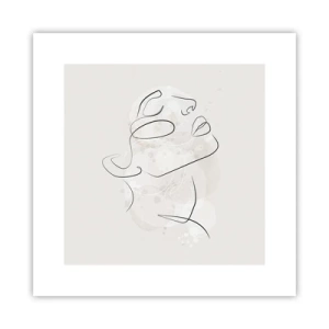 Affisch - Drömmens kontur - 30x30 cm