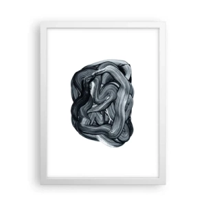 Affisch i vit ram - Det är inte så enkelt - 30x40 cm