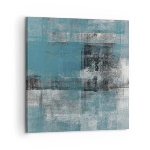 Canvastavla - Bild på duk - Vatten och luft - 60x60 cm