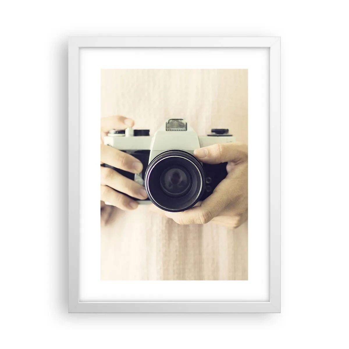 Affisch i vit ram - För att veta mer... - 30x40 cm