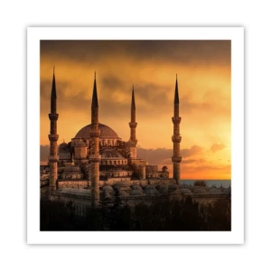 Affisch - Gud är stor - 60x60 cm