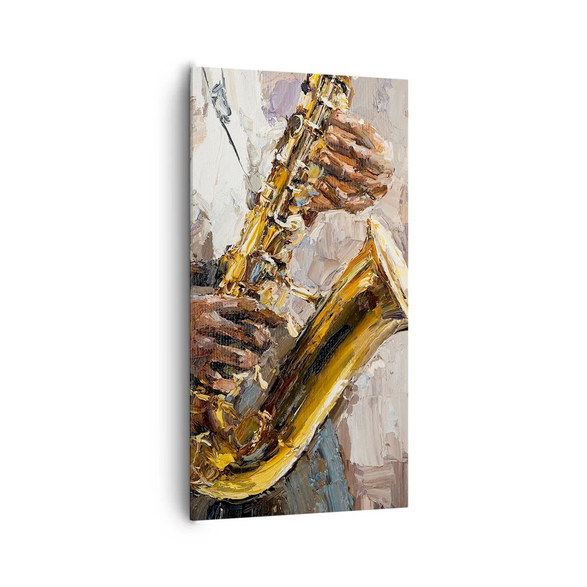 Canvastavla - Bild på duk - Dags för solo - 65x120 cm