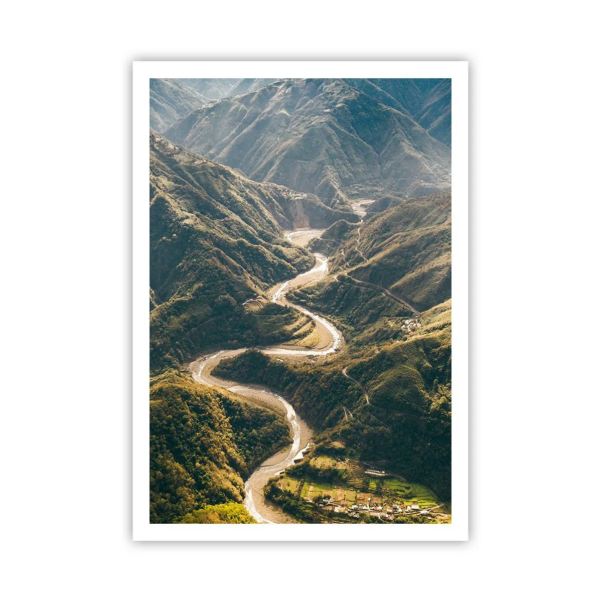 Affisch - Direkt från fjällens hjärta - 70x100 cm