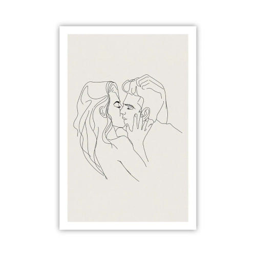 Affisch - I kärlekens famn - 61x91 cm