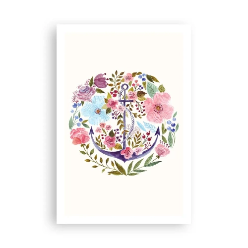 Affisch - En seglares goda sömn - 61x91 cm