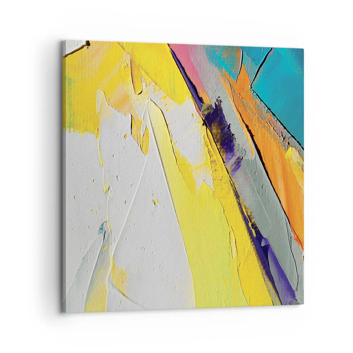 Canvastavla - Bild på duk - Världens anatomi - 60x60 cm