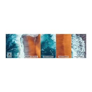Fototapet Prov Standard Eco - En touch av havet - Strand, Hav, Vatten - 100x30 cm