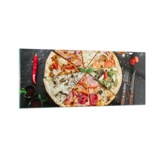 Glastavla - Bild på glas - Smakurval - 100x40 cm