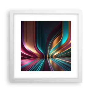 Affisch i vit ram - Ljusets arkitektur - 30x30 cm
