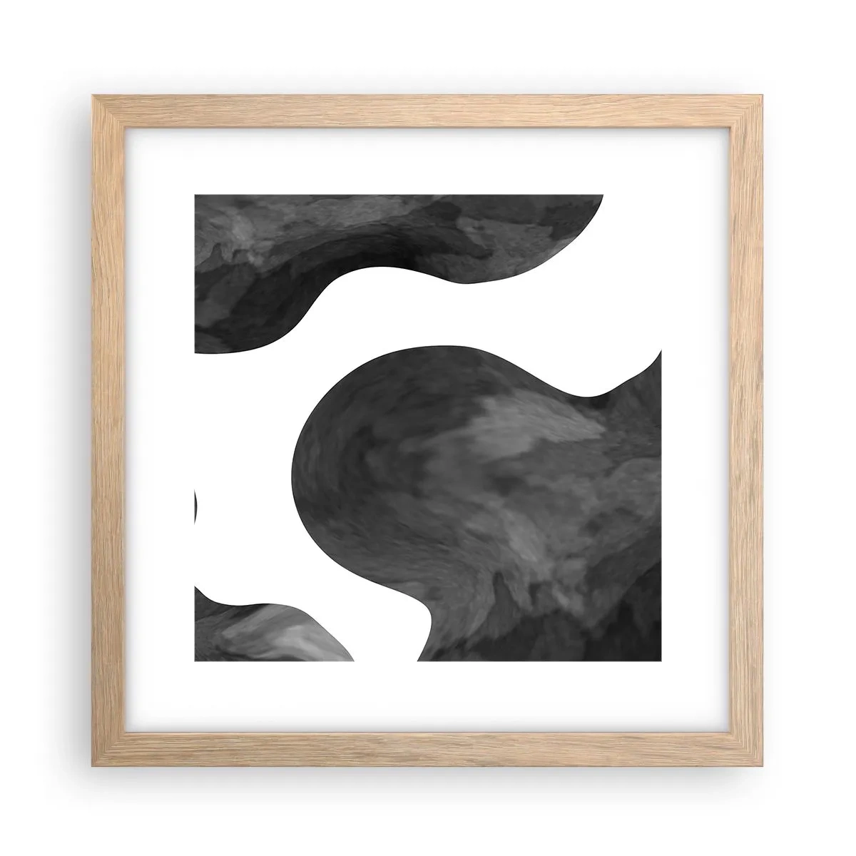 Affisch i ram av ljusek - Mjölkvägen - 30x30 cm