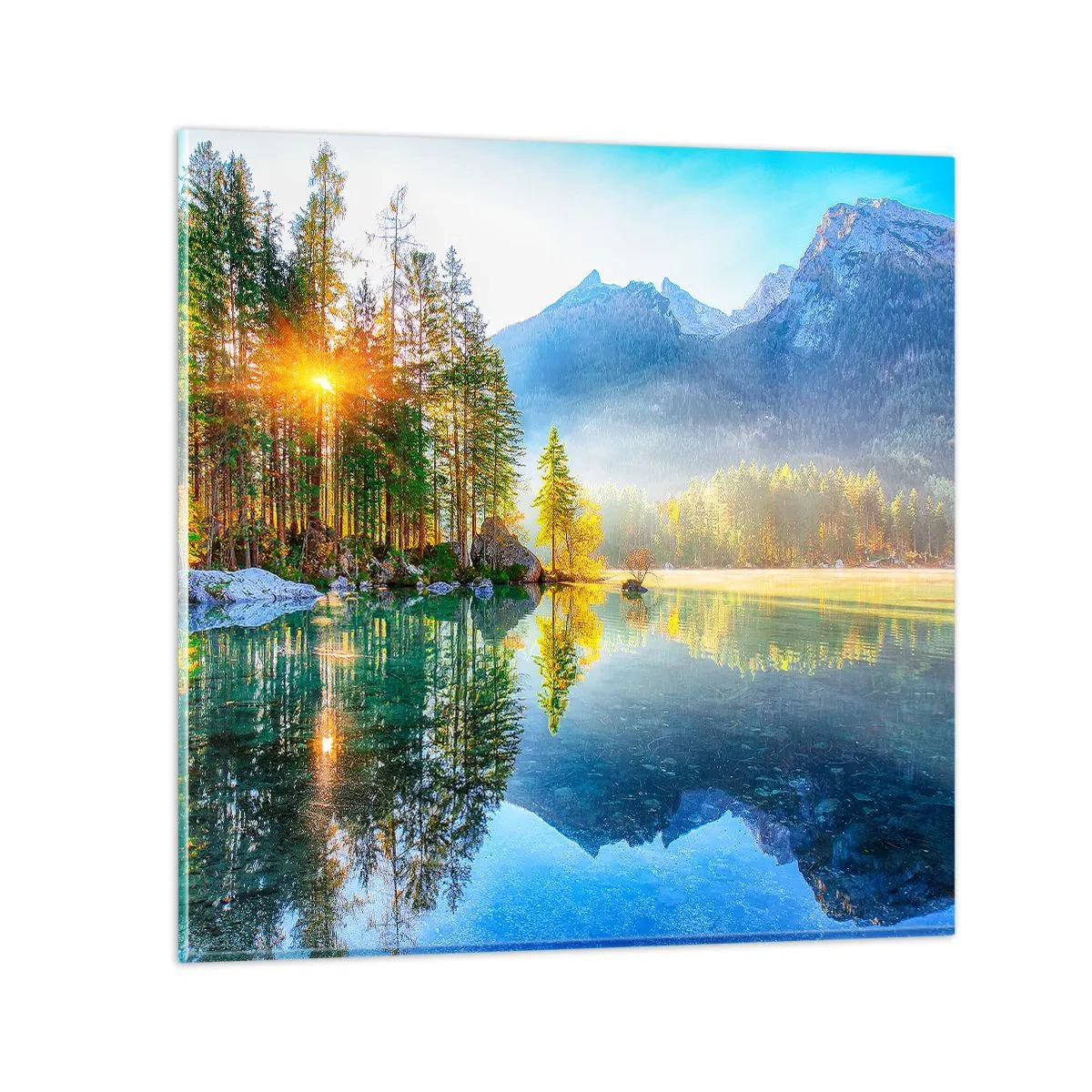 Glastavla - Bild på glas - Majestät och sötma - 30x30 cm