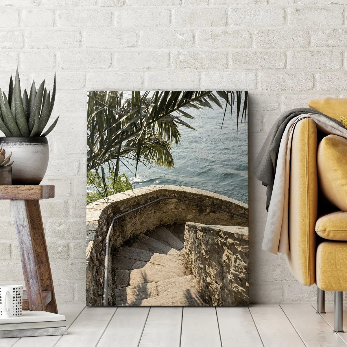 Canvastavla - Bild på duk - Under Italiens sol - 80x120 cm